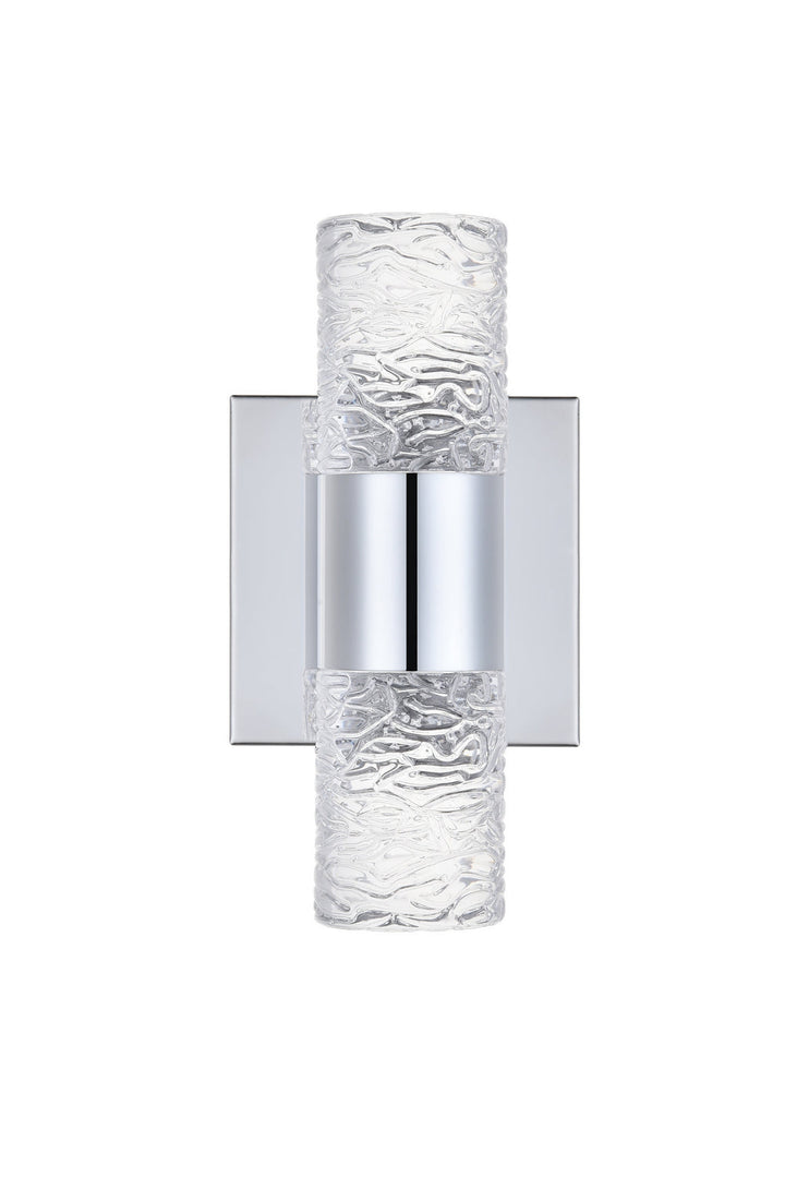 Elegant Vega 5200W5C Wall Sconce Light - Chrome