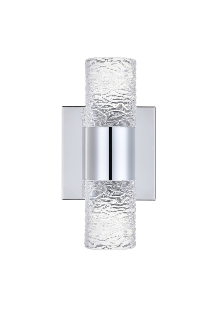 Elegant Vega 5200W5C Wall Sconce Light - Chrome