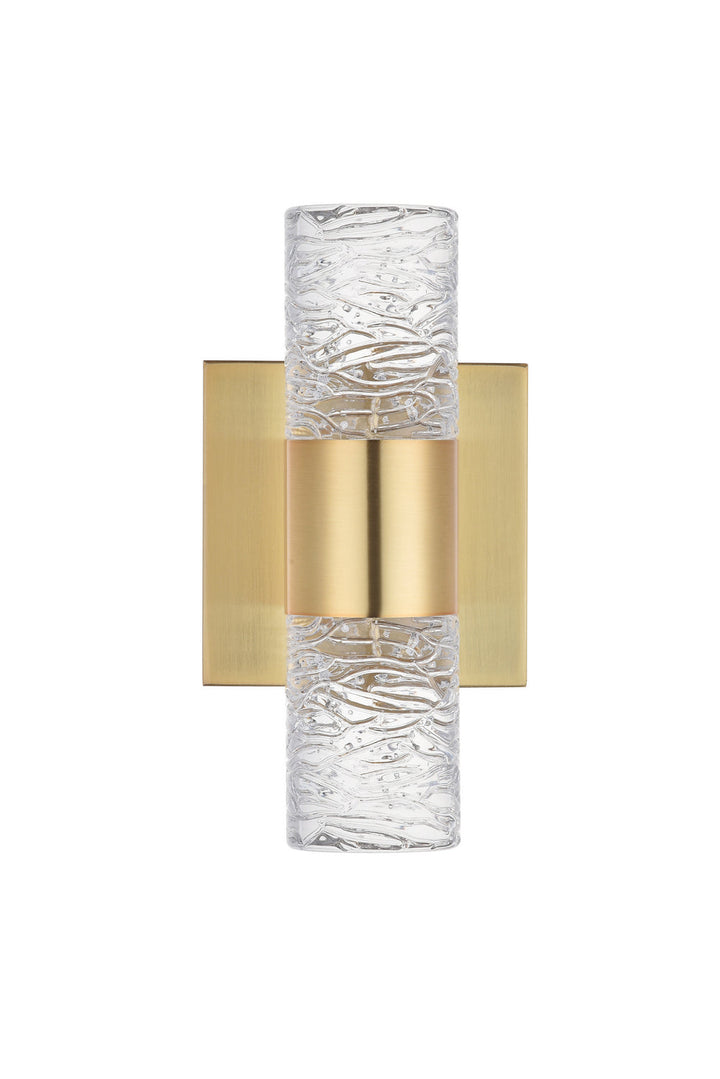 Elegant Vega 5200W5G Wall Sconce Light - Gold