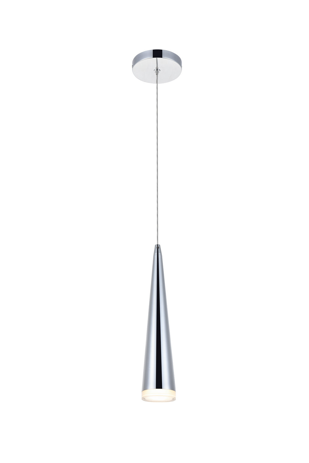 Elegant Fantasia 5201D3C Pendant Light - Chrome