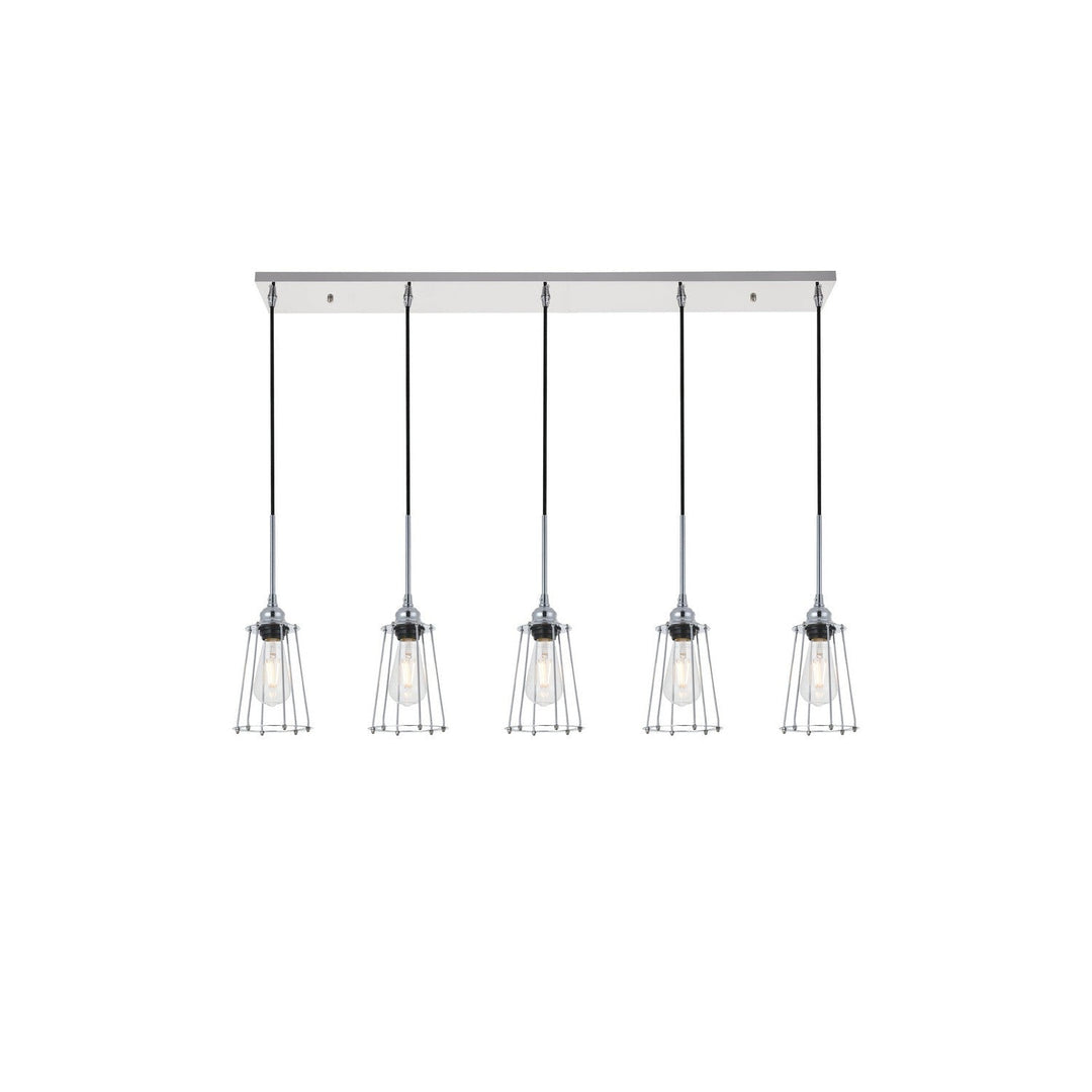 Elegant Auspice LD4047D46C Pendant Light - Chrome