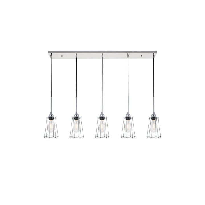 Elegant Auspice LD4047D46C Pendant Light - Chrome