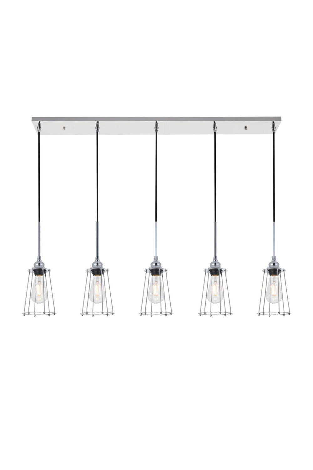 Elegant Auspice LD4047D46C Pendant Light - Chrome