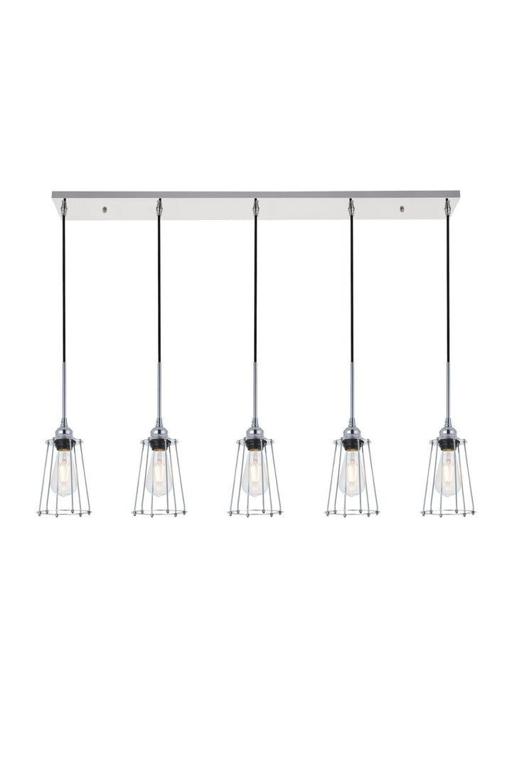 Elegant Auspice LD4047D46C Pendant Light - Chrome