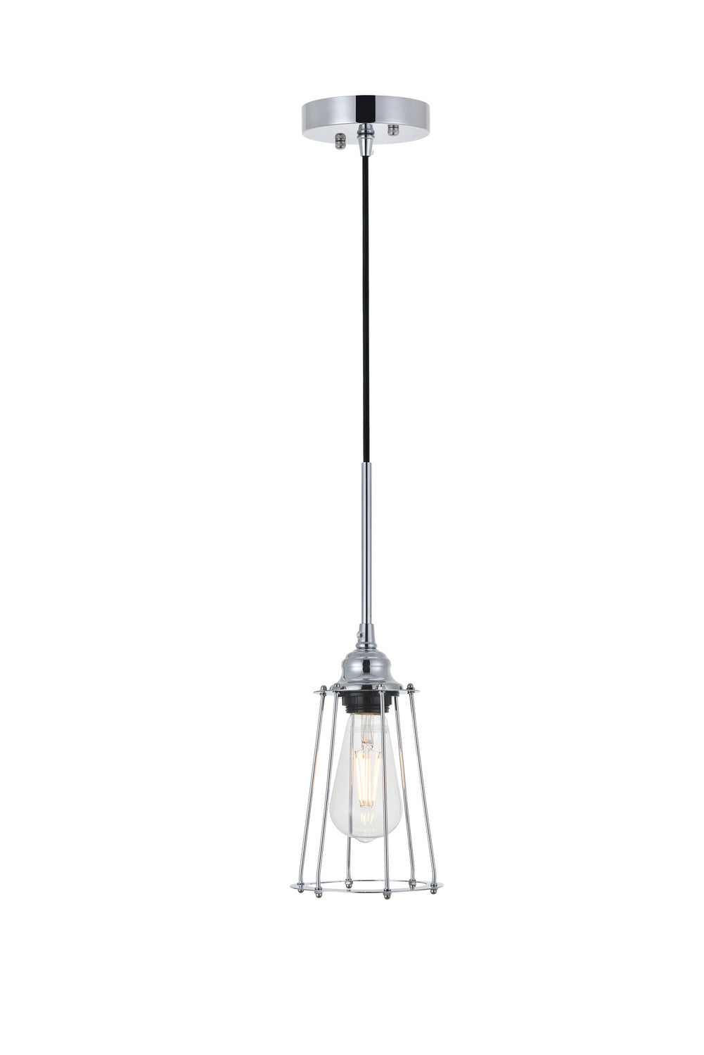 Elegant Auspice LD4047D5C Pendant Light - Chrome