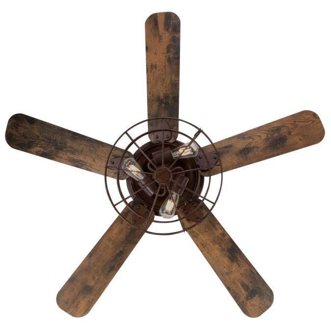 Westinghouse Barnett 7220500 Ceiling Fan - Barnwood, Reclaimed Hickory / Pewter Ash/