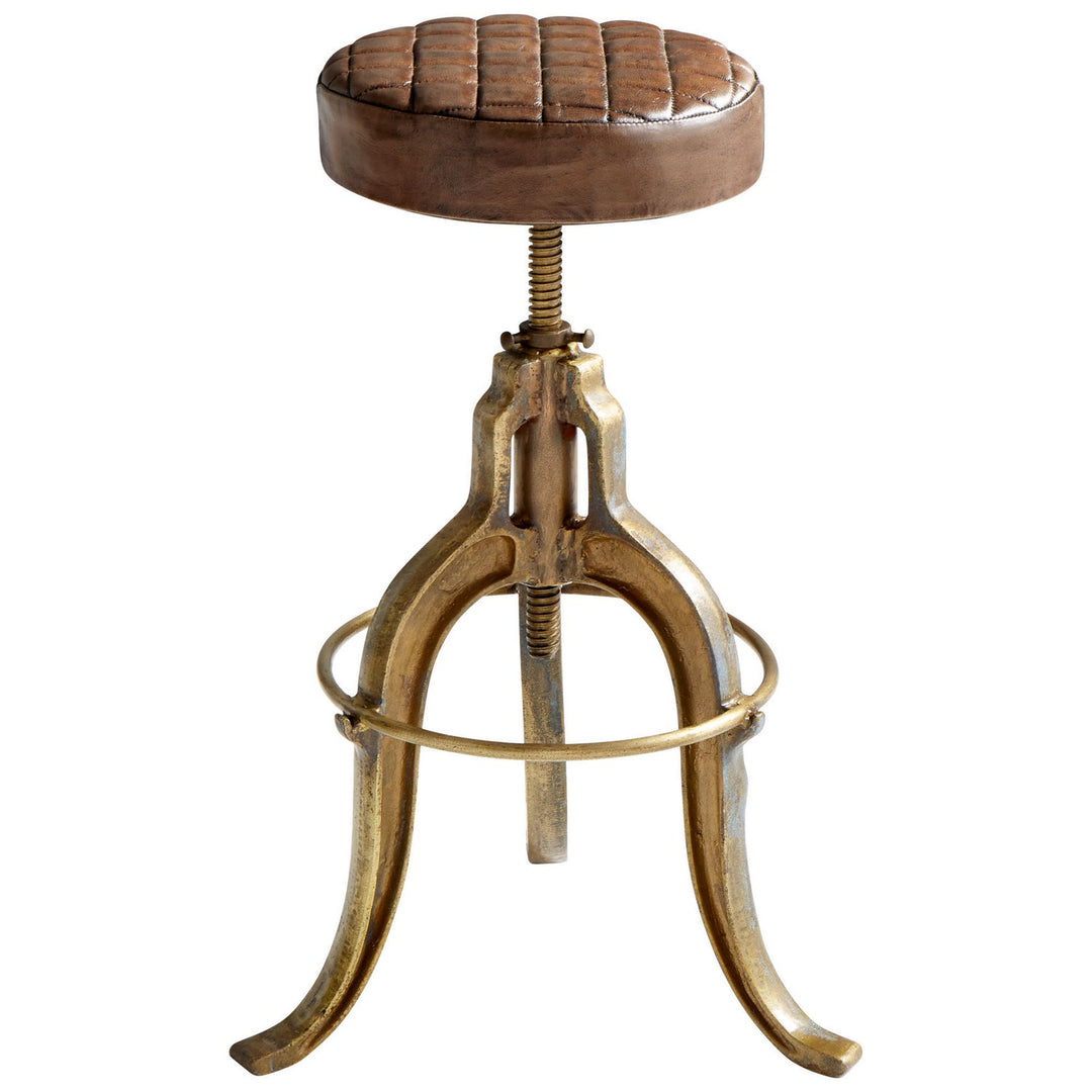 Cyan Design 10077  Stool Furniture Brass