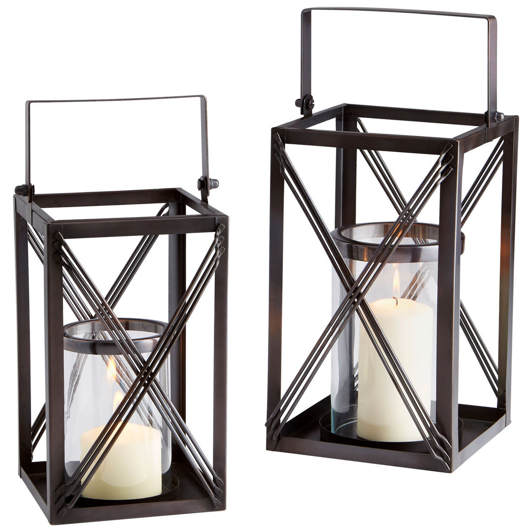 Cyan 10180 Candle Holders - Dark Copper