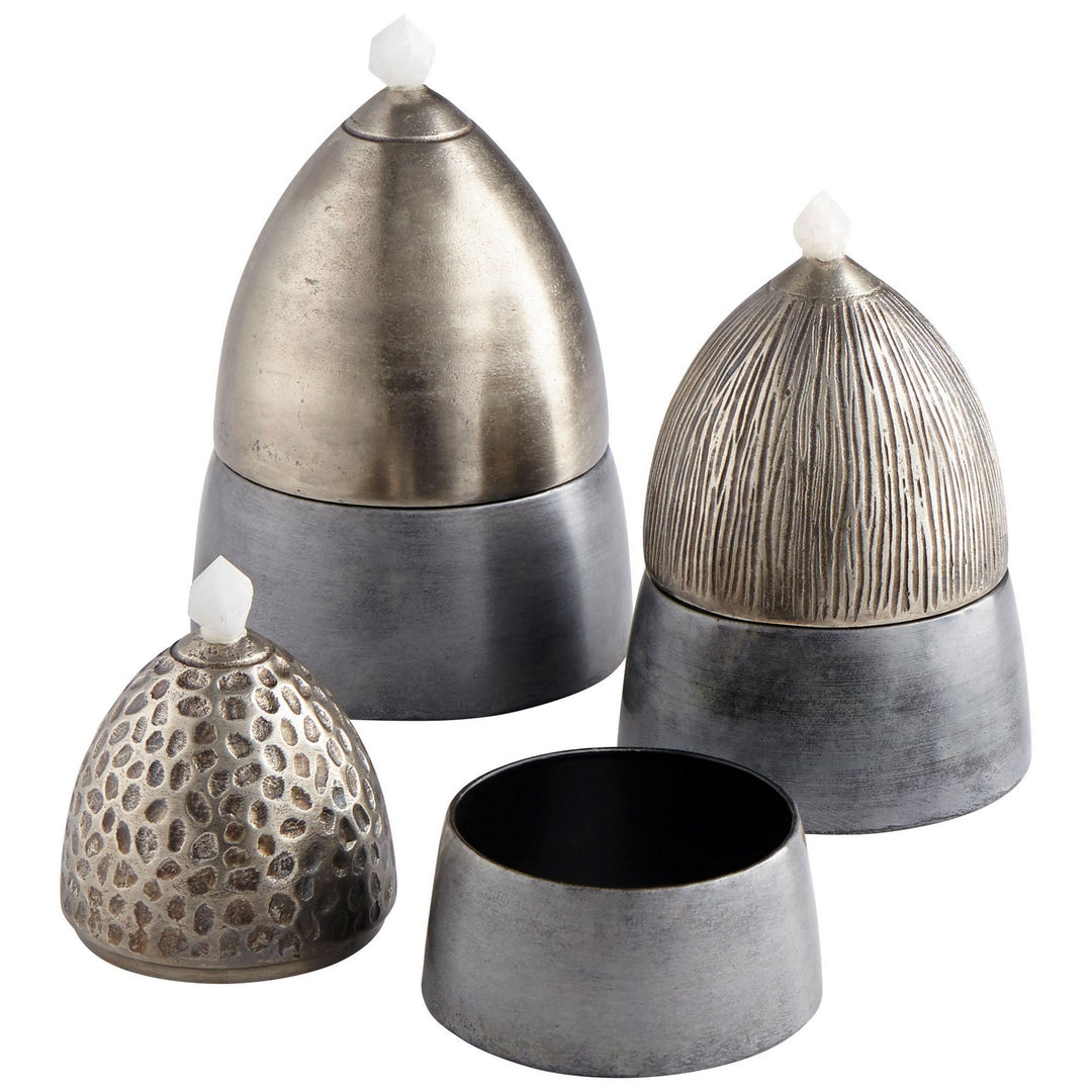 Cyan 10209 Containers & Trays - Antique Nickel