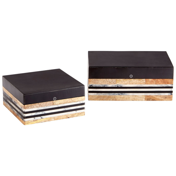 Cyan 10232 Containers & Trays - Natural And Black