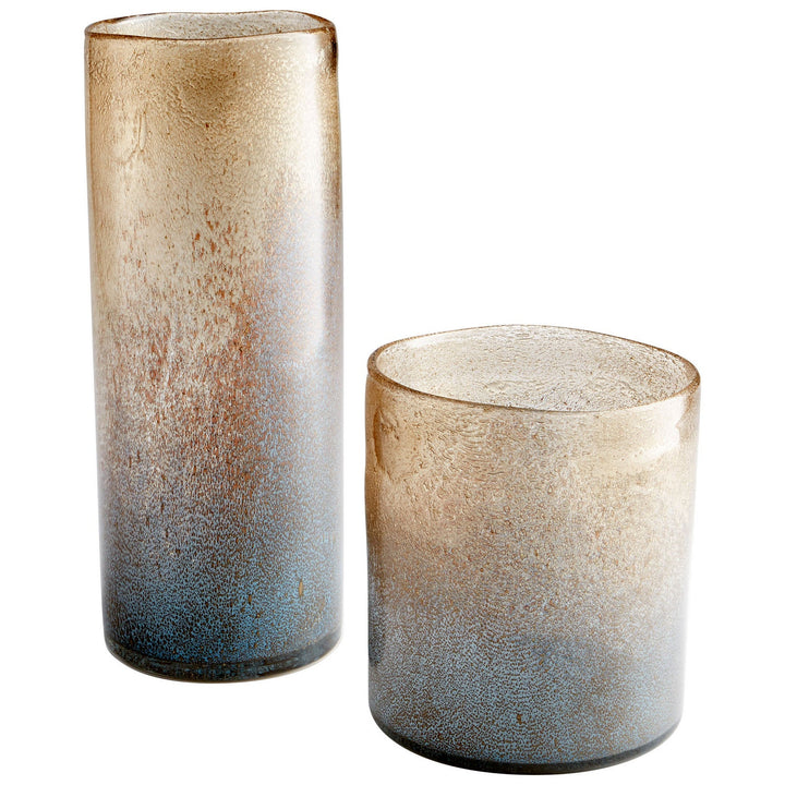 Cyan 10301 Vases & Planters - Blue//Gold Dust