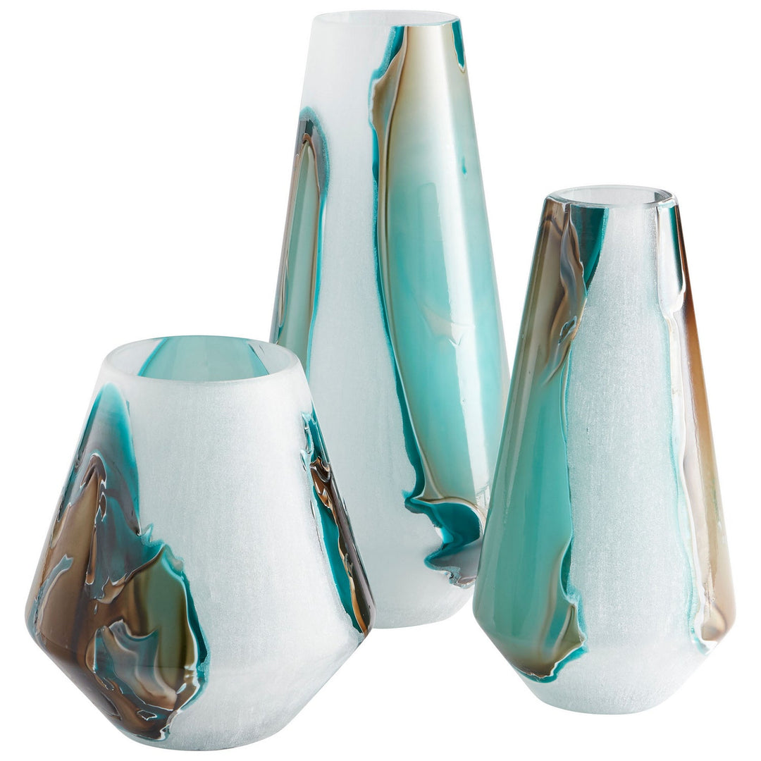 Cyan 10323 Vases & Planters - Green And White