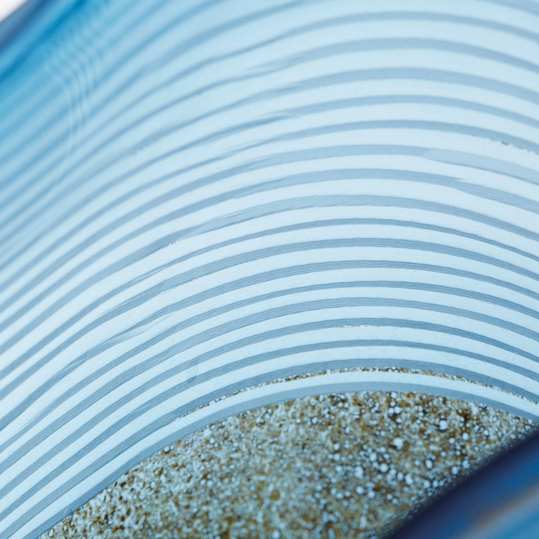 Cyan 10345 Vases & Planters - Blue And Iron Glaze