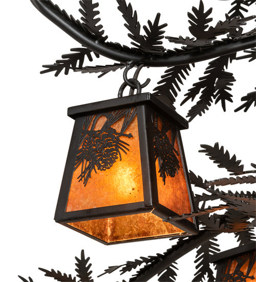 Meyda Tiffany Pine Branch 214270 Chandelier Light - Mahogany Bronze