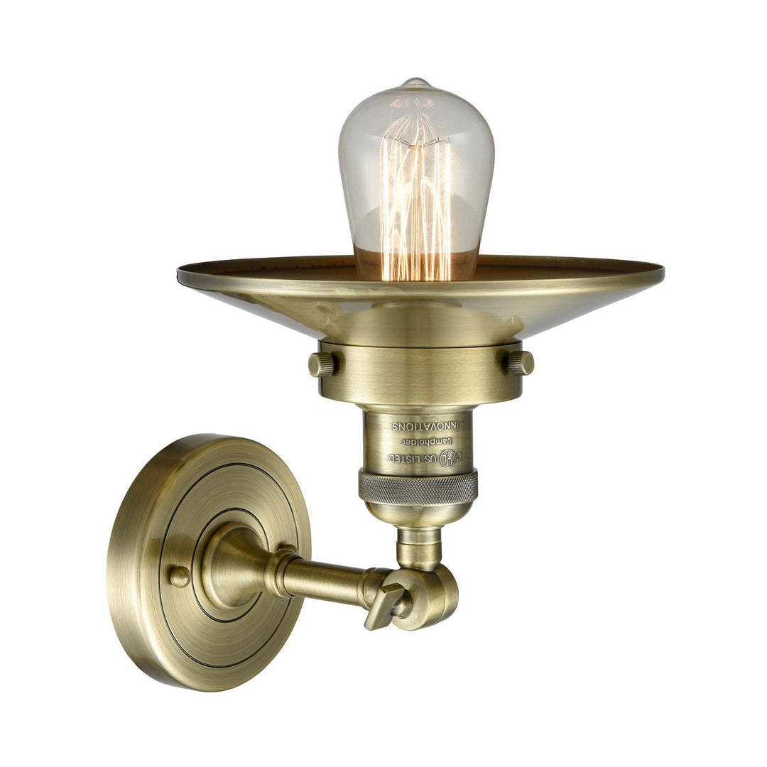 Innovations Franklin Restoration 203-AB-M4-LED Wall Sconce Light - Antique Brass