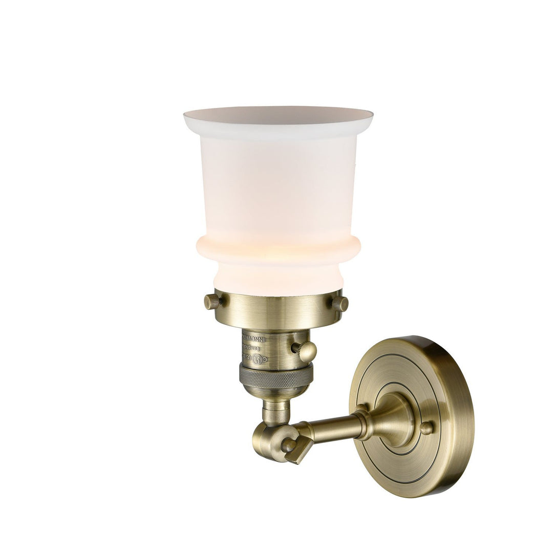 Innovations Franklin Restoration 203SW-AB-G181S Wall Sconce Light - Antique Brass