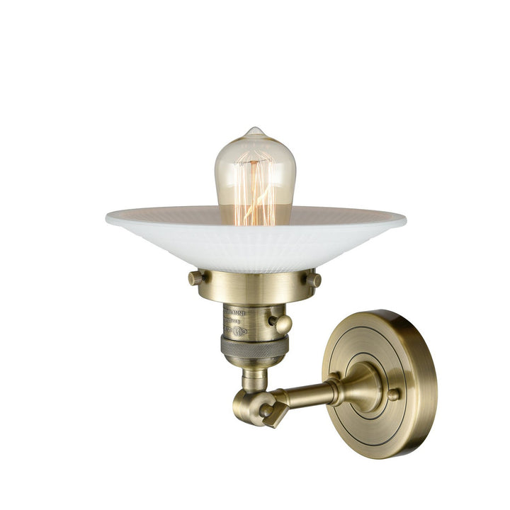 Innovations Franklin Restoration 203SW-AB-G1-LED Wall Sconce Light - Antique Brass