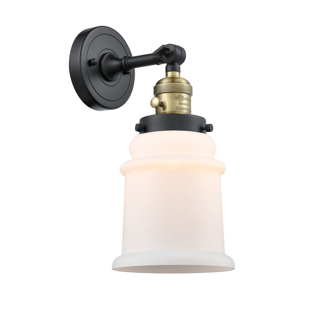 Innovations Franklin Restoration 203SW-BAB-G181-LED Wall Sconce Light - Black Antique Brass