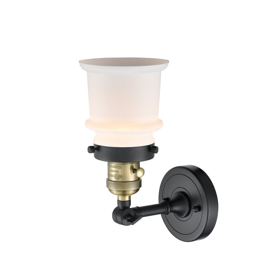 Innovations Franklin Restoration 203SW-BAB-G181S Wall Sconce Light - Black Antique Brass