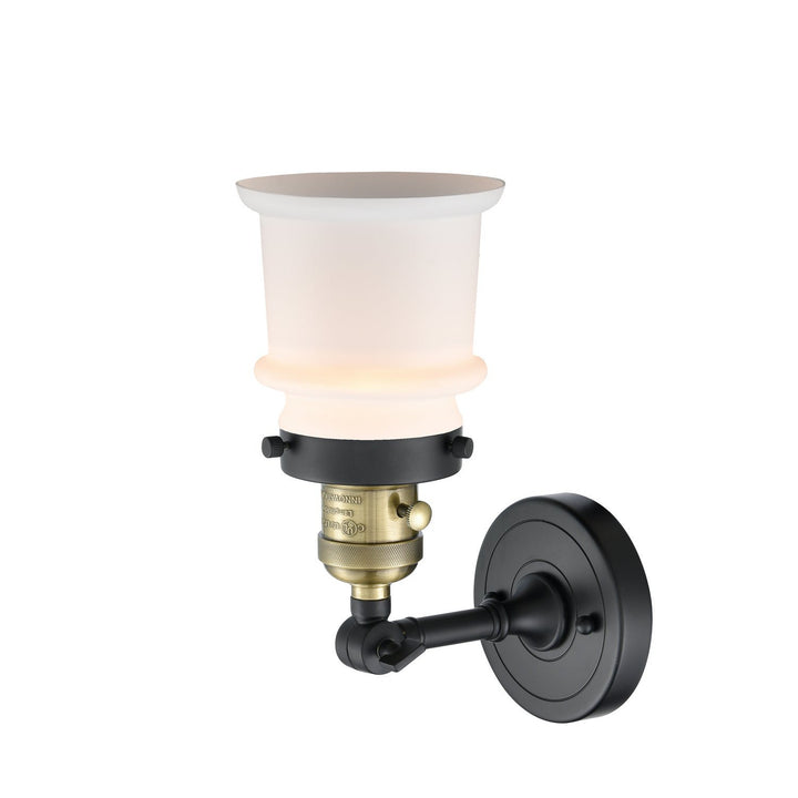 Innovations Franklin Restoration 203SW-BAB-G181S Wall Sconce Light - Black Antique Brass