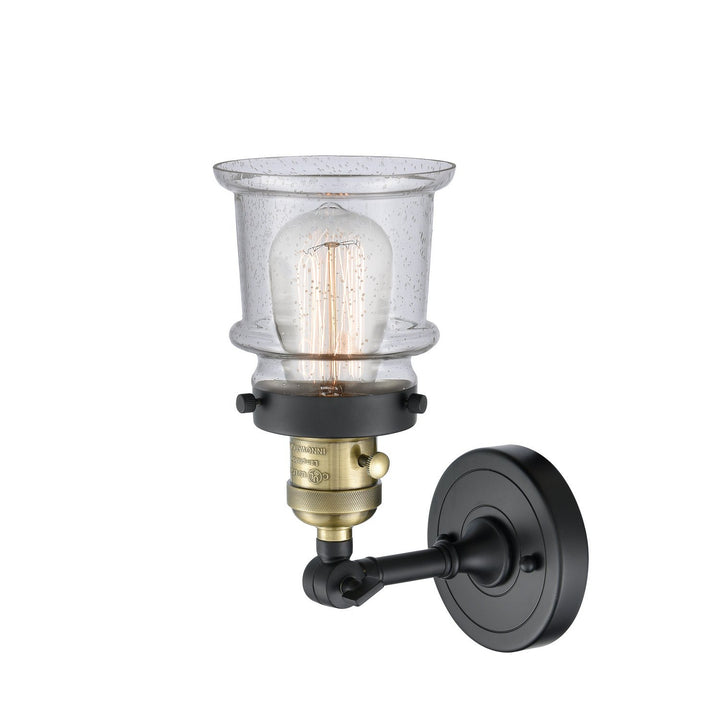Innovations Franklin Restoration 203SW-BAB-G184S Wall Sconce Light - Black Antique Brass