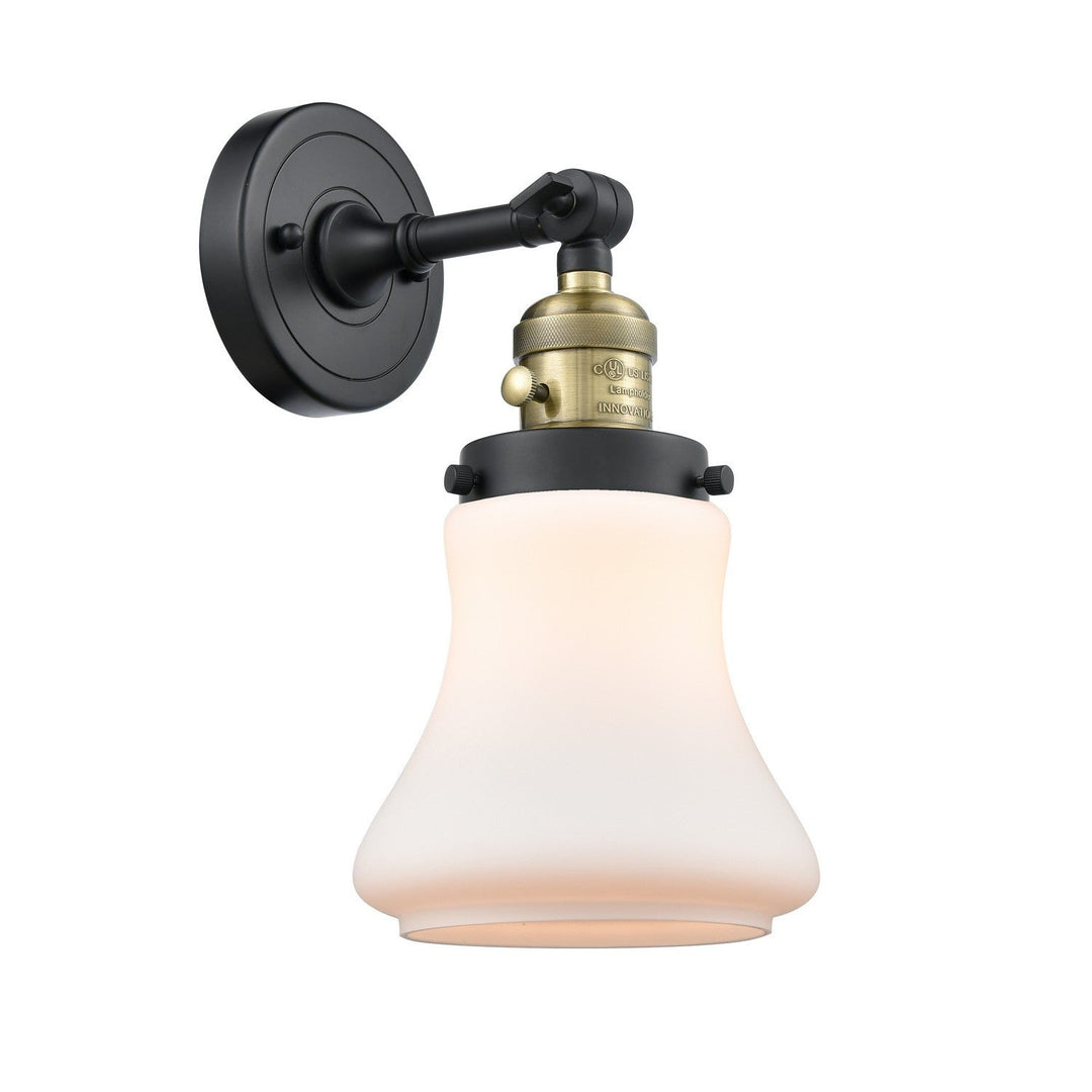 Innovations Franklin Restoration 203SW-BAB-G191-LED Wall Sconce Light - Black Antique Brass