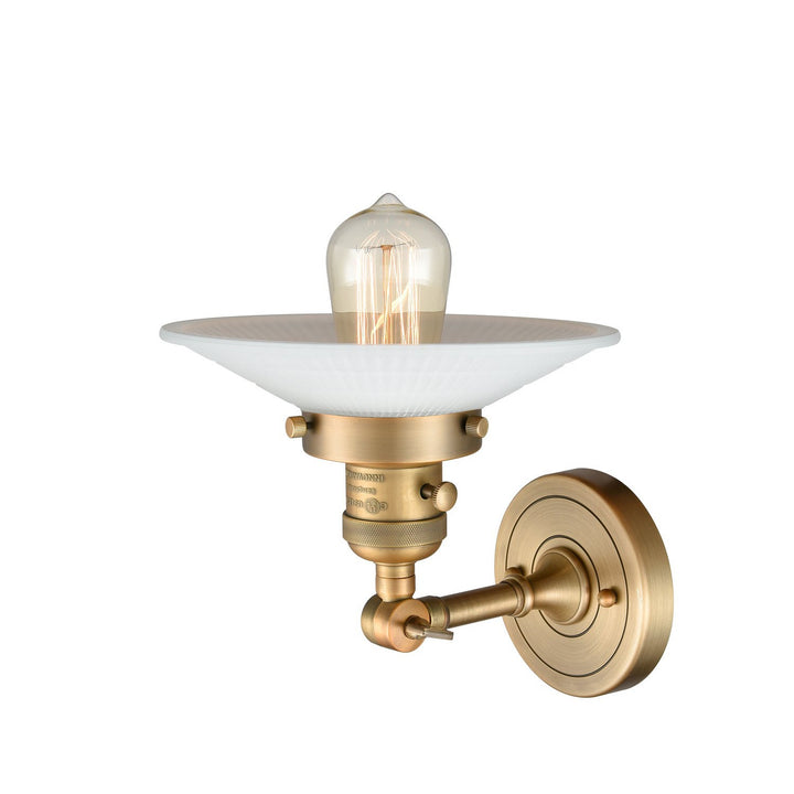 Innovations Franklin Restoration 203SW-BB-G1 Wall Sconce Light - Brushed Brass