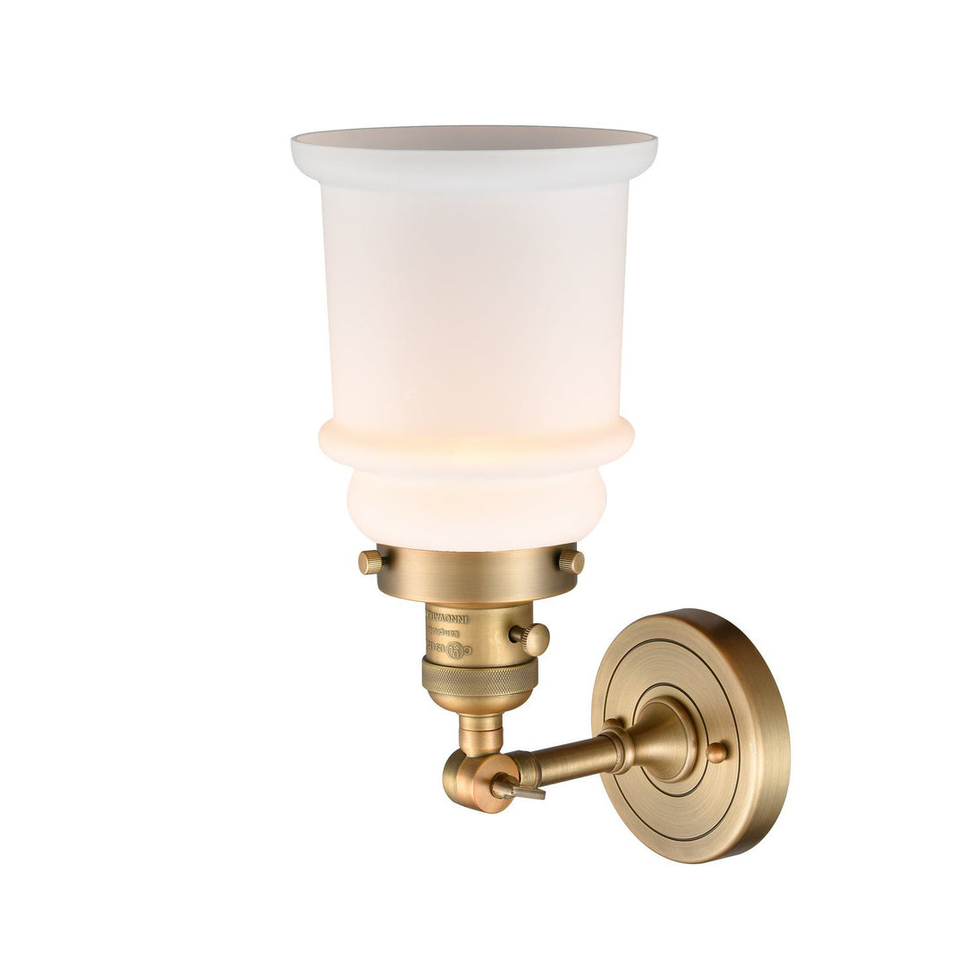 Innovations Franklin Restoration 203SW-BB-G181 Wall Sconce Light - Brushed Brass