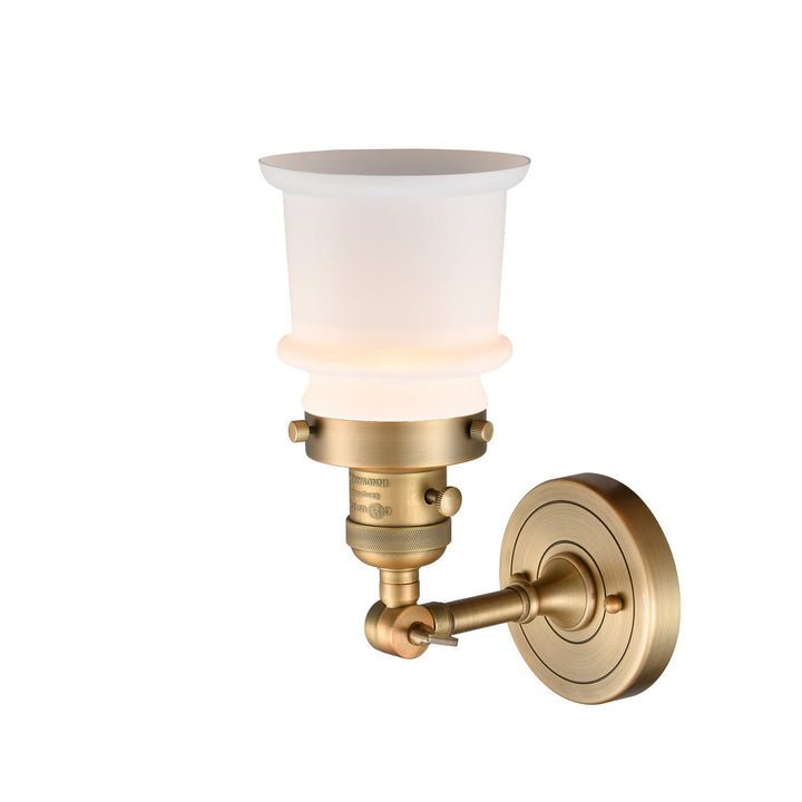 Innovations Franklin Restoration 203SW-BB-G181S Wall Sconce Light - Brushed Brass
