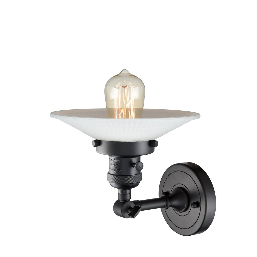 Innovations Franklin Restoration 203SW-BK-G1 Wall Sconce Light - Matte Black