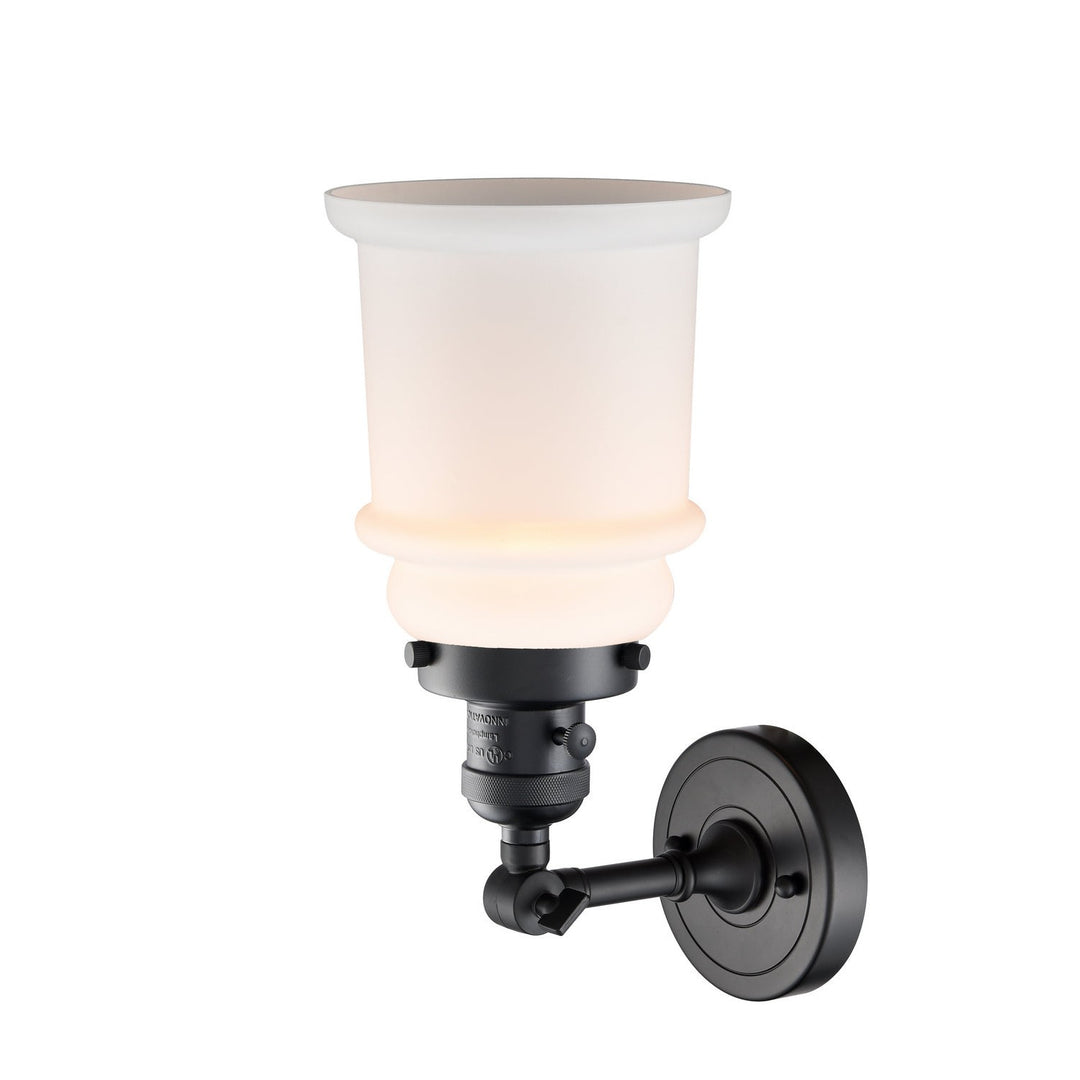 Innovations Franklin Restoration 203SW-BK-G181 Wall Sconce Light - Matte Black