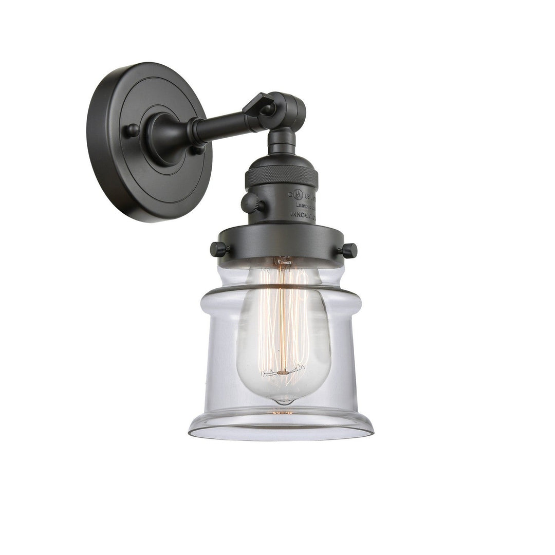 Innovations Franklin Restoration 203SW-OB-G182S-LED Wall Sconce Light - Oil Rubbed Bronze