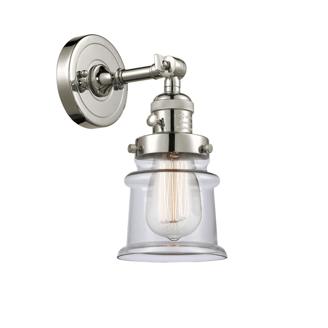 Innovations Franklin Restoration 203SW-PN-G182S-LED Wall Sconce Light - Polished Nickel