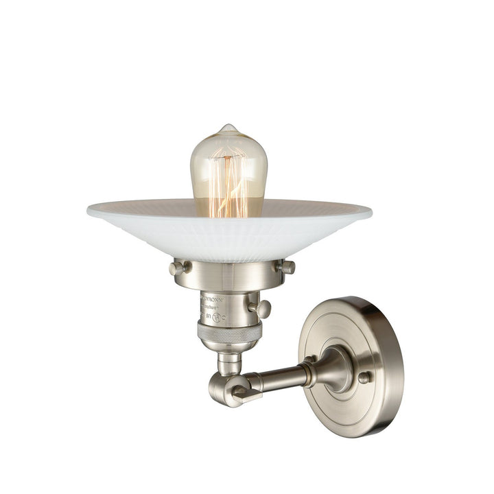 Innovations Franklin Restoration 203SW-SN-G1 Wall Sconce Light - Brushed Satin Nickel