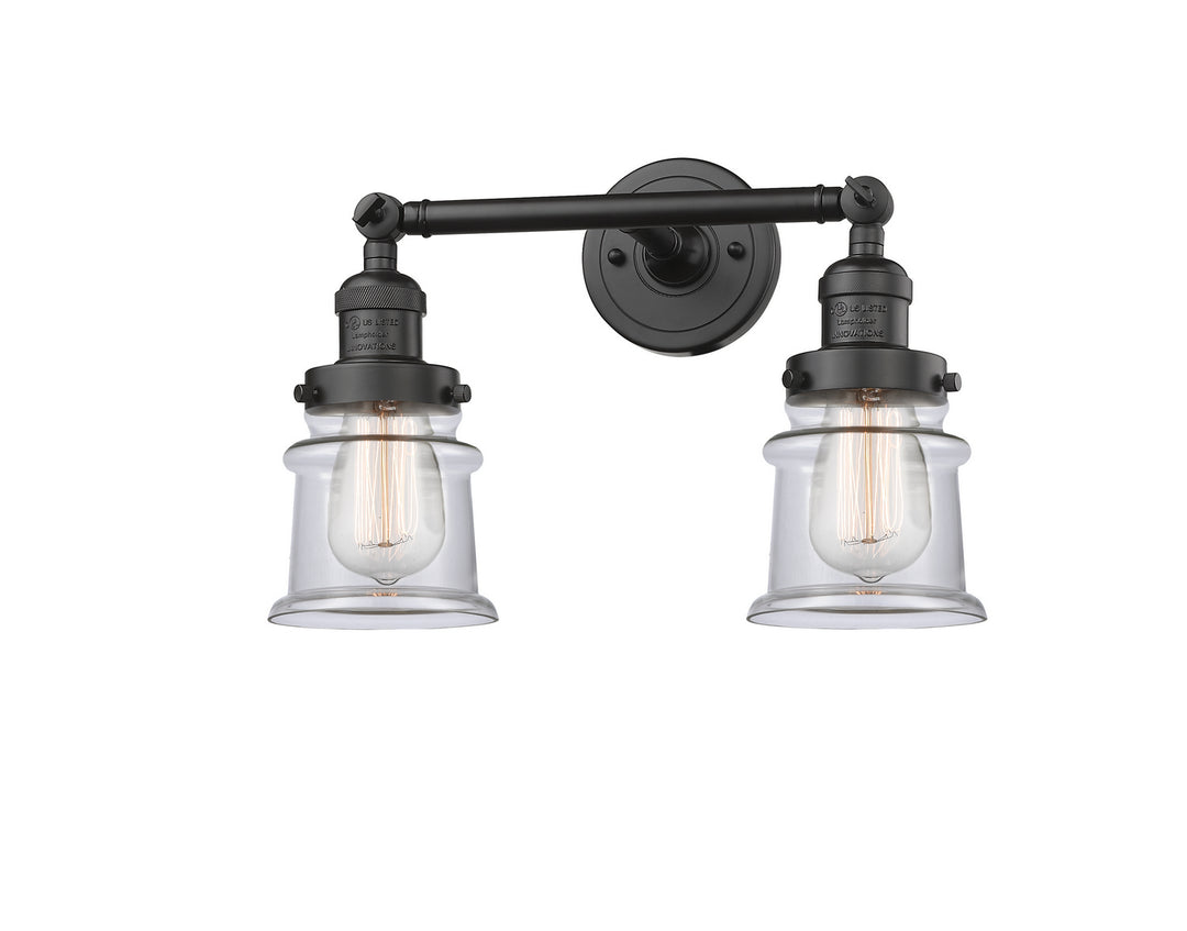 Innovations Franklin Restoration 208L-OB-G182S-LED Bath Vanity Light 6 in. wide - Oil Rubbed Bronze