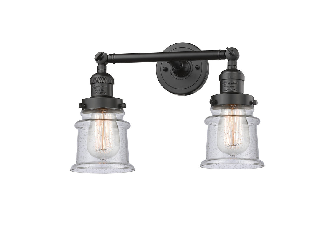 Innovations Franklin Restoration 208L-OB-G184S-LED Bath Vanity Light 6 in. wide - Oil Rubbed Bronze