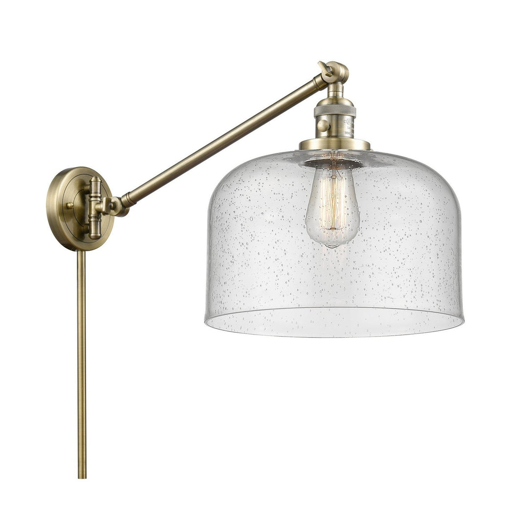Innovations Franklin Restoration 237-AB-G74-L-LED Wall Light - Antique Brass