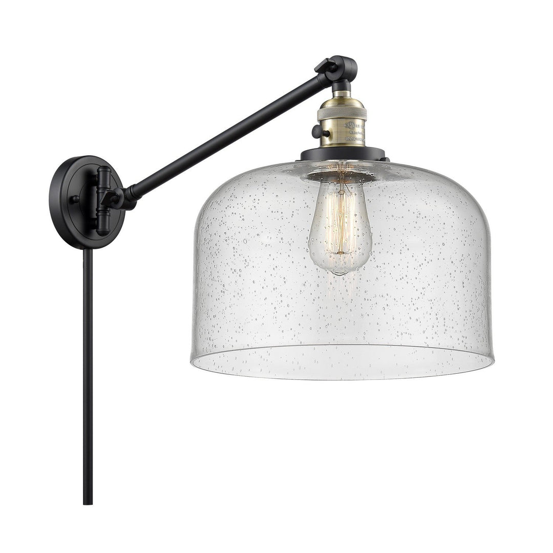 Innovations Franklin Restoration 237-BAB-G74-L-LED Wall Light - Black Antique Brass