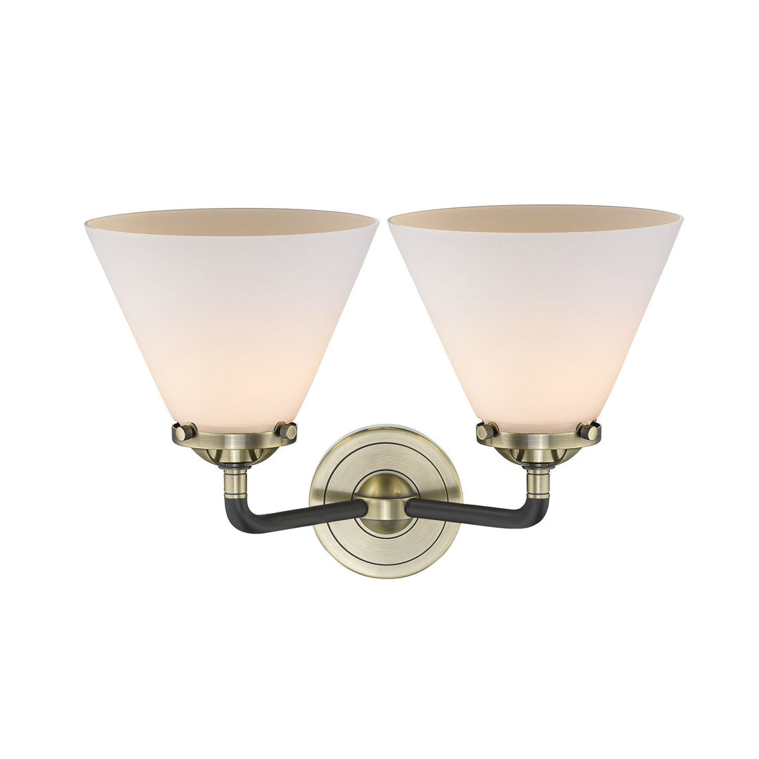 Innovations Nouveau 284-2W-BAB-G41-LED Bath Vanity Light 16 in. wide - Black Antique Brass