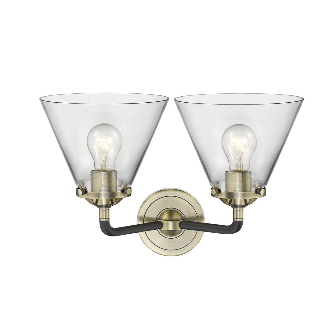 Innovations Nouveau 284-2W-BAB-G42 Bath Vanity Light 16 in. wide - Black Antique Brass