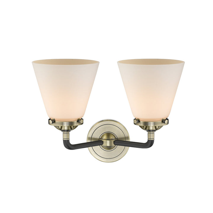 Innovations Nouveau 284-2W-BAB-G61 Bath Vanity Light 15 in. wide - Black Antique Brass