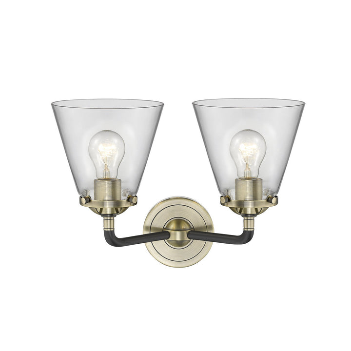 Innovations Nouveau 284-2W-BAB-G62 Bath Vanity Light 15 in. wide - Black Antique Brass