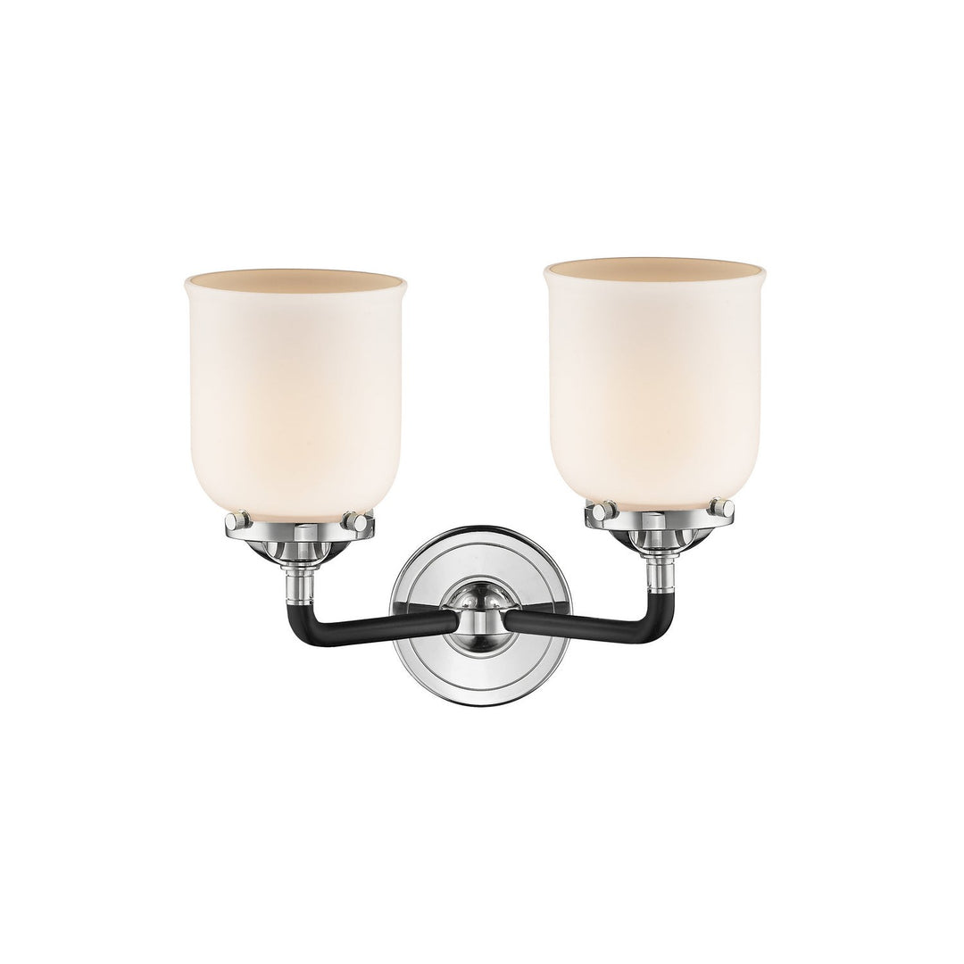 Innovations Nouveau 284-2W-BPN-G51 Bath Vanity Light 13 in. wide - Black Polished Nickel