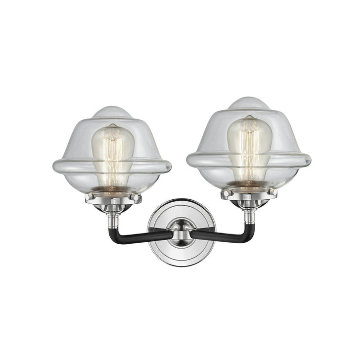 Innovations Nouveau 284-2W-BPN-G532 Bath Vanity Light 16 in. wide - Black Polished Nickel