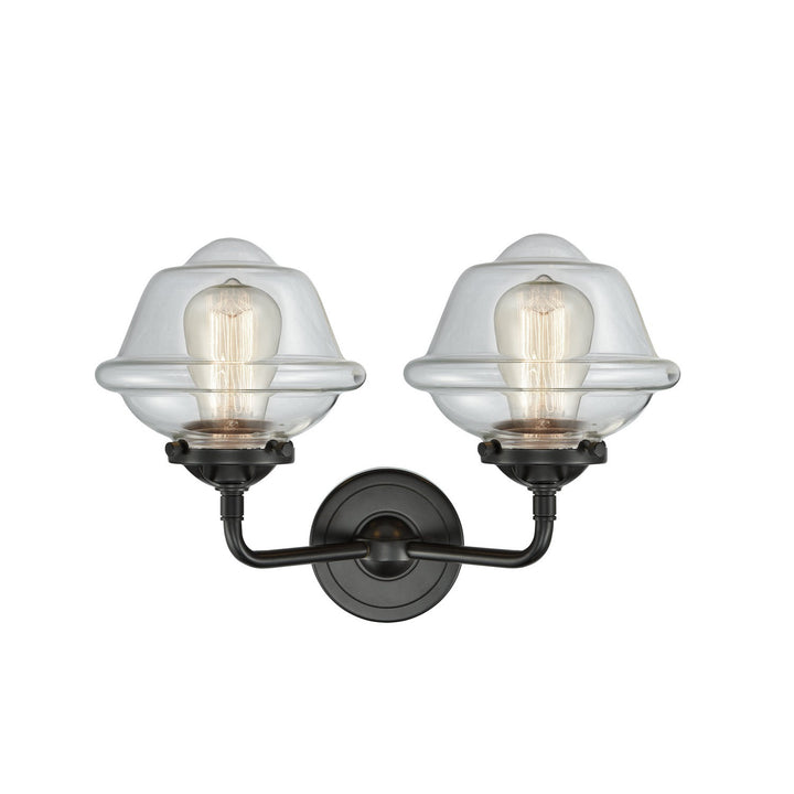 Innovations Nouveau 284-2W-OB-G532 Bath Vanity Light 16 in. wide - Oil Rubbed Bronze