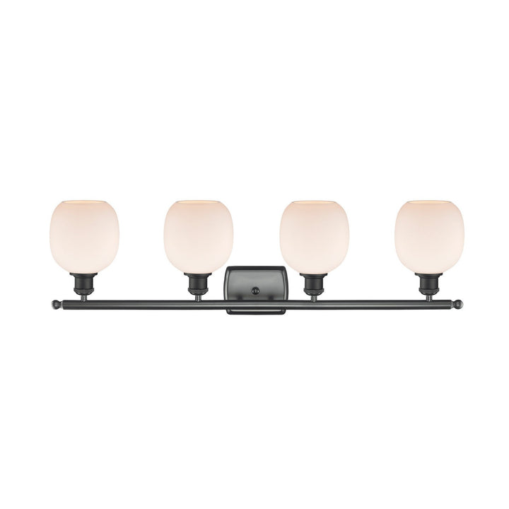 Innovations Ballston 516-4W-BK-G101-LED Bath Vanity Light 36 in. wide - Matte Black