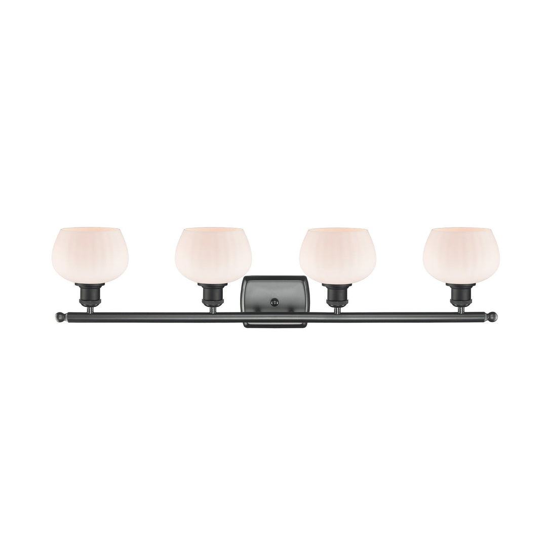 Innovations Ballston 516-4W-BK-G91-LED Bath Vanity Light 36 in. wide - Matte Black
