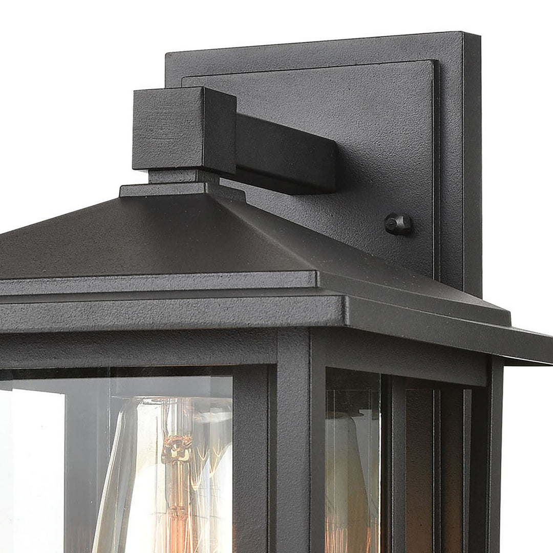 Elk Lighting 87130/1  Solitude Outdoor Matte Black