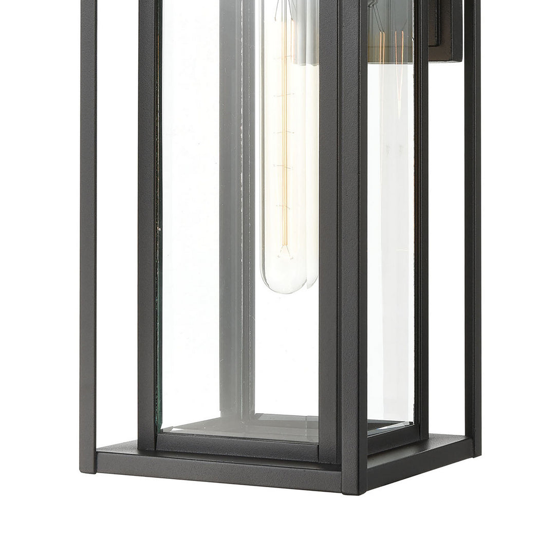 Elk Lighting 87134/1  Solitude Outdoor Matte Black