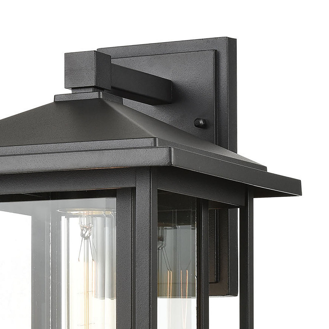 Elk Lighting 87134/1  Solitude Outdoor Matte Black